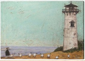 Vászonkép Sam Toft - Seven Sisters and a Lighthouse