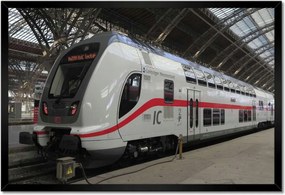 Poszterek keretben 60x40 Vonat az állomáson