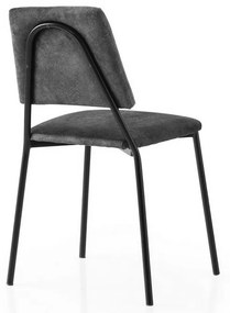 Lima Grey and Black étkezőszék szett, 2 db