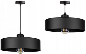 Függőlámpa fekete fém búrával | Loft - Industrial | Glimex Lavor Large 1xE27 GOL69C