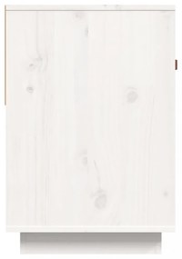 fehér tömör fenyőfa TV-szekrény 90x40x60 cm