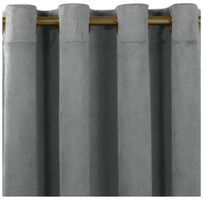 Antracitszürke függöny 200x270 cm Vila – Homede