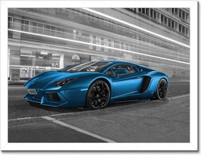 Poszterek keretben 40x30 Kék sebesség