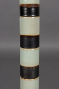 Sötétbarna-zsályaszínű állólámpa textil búrával (magasság 143 cm) Vertigo – Dutchbone