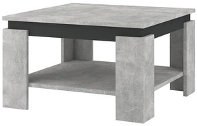 OLAF dohányzóasztal szürke beton/antracit