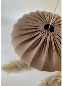 Kábellel függesztett csillár CAFEE 1xE27/40W/230V Ø 52 cm barna