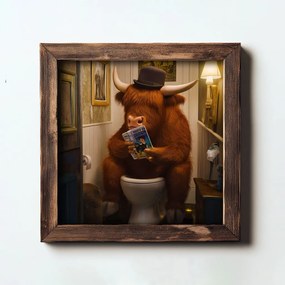 UKZM083 keretezett MDF falikép, 16 x 16 cm
