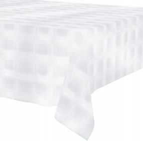 Abrosz Foltálló Asztalra Téglalap Alakú Sima Elegáns Fehér 150X220 CM