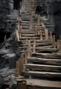 Poszter 68x98cm Lépcsők az ismeretlenhez