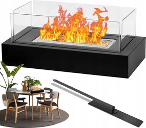 Szabadon Álló Füstmentes Biokandalló Otthonra Kerti Terasz Bio Kandalló Üveg