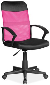 Irodai szék Q-702 rózsaszín/fekete