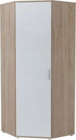 Bodo 1D sarokszekrény 80x80 Fehér-sonoma Ufc