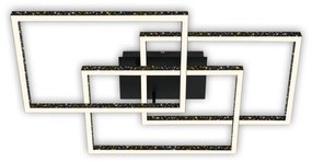 Brilo - LED Dimmelhető mennyezeti lámpa FRAME LED/57W/230V 3000K fekete