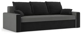PANAMA kinyitható kanapé Szürke / fekete