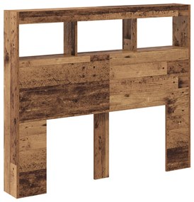 Fejvég Öreg Fa Tömör Újrahasznosított Fa 120 x 17 x 102 cm