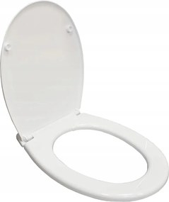 Wc Ülőke Univerzális Fehér Masszív Kényelmes Modern