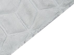 Menta-szürke műnyúlszőrme szőnyeg 160 x 230 cm THATTA Beliani