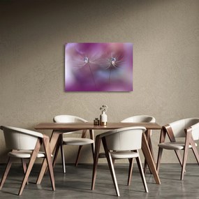 A cseppek képe a bolyhon (üvegen) (70x50 cm)