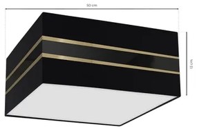 Mennyezeti lámpa ULTIMO 3xE27/60W/230V fekete