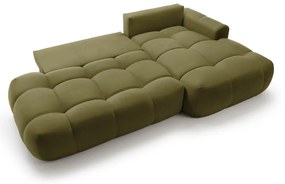 Sarokkanapé Ombre (J) (oliva + fekete). 1100454