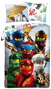Lego Ninjago ágyneműhuzat team 140x200cm 70x90cm