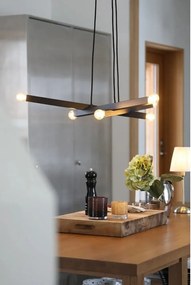 Fekete fém függőlámpa Stack – Markslöjd