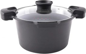 Pasta Grande tapadásmentes, alumínium edény üvegfedővel, 5,5 l - Orion