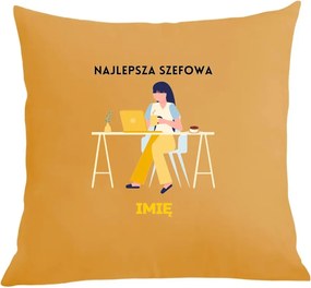 Párna párnahuzat Ajándék Legjobb Főnöknő