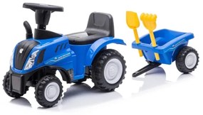 Push autó NEW HOLLAND 2xAA kék/fekete