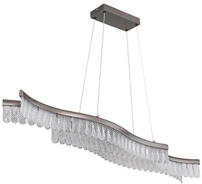 Globo 67348H - LED Csillár zsinóron JULIET LED/35W/230V 3200K matt króm