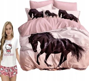 Ágynemű garnitúra 160x200 2 párnahuzat 3D minta valódi állatok