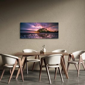 Egy fa a tengerparton képe (120x50 cm)