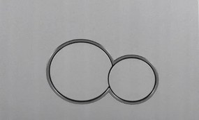 Simba nyomógomb króm matt Geberit Duofix Basic UP100 Delta wc állványhoz