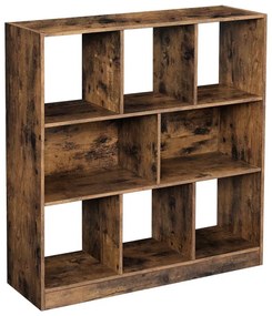 NAVARO barna könyvespolc