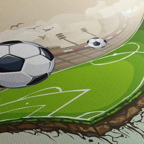Kép - futballpálya (90x60 cm)