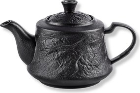 Wilmax fekete porcelán teáskanna 1100 ml