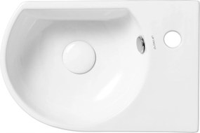 Mosdókagyló Fali 40,5X27 Félkör Alakú Fehér Fényes Uptrend Devo Jobbos STR4295