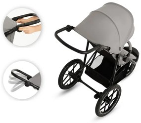 KINDERKRAFT - Helsi2 sport babakocsi, szürke színű