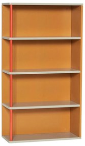 Narancssárga kőrisfa fali könyvespolc 60x109 cm Apollo – Hübsch