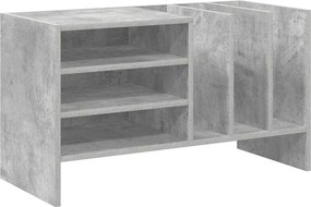 vidaXL Hanglemez szekrény Beton Szürke 78,5 x 35 x 45 cm Faanyag