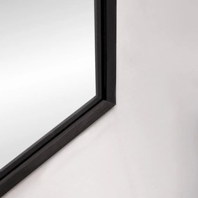 Falkirk fali tükör, ezüst / fekete