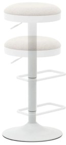 Bézs bárszék szett 2 db-os 58 cm Zaib – Kave Home
