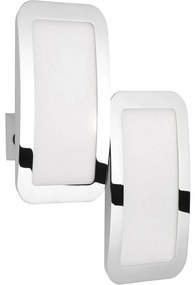 Wofi 4526.02.01.6000 - KÉSZLET 2x LED Dimmelhető fali lámpa SAGA LED/8W/230V