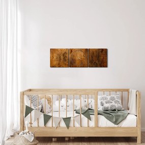 Kép - Fa részlete (órával) (90x30 cm)