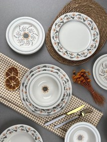 24 részes porcelán étkészlet