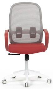 Forgószék piros szövettel. KA-S425 RED