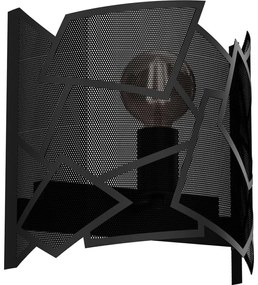 Fali lámpa CAMO 1xE27/15W/230V fekete