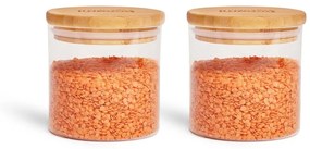 Élelmiszertartó üveg doboz szett 2 db-os – Bonami Essentials