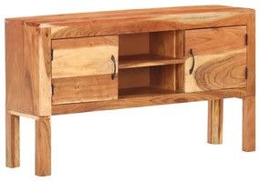 tömör akácfa tálalószekrény 116 x 30 x 66 cm