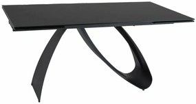 Diuna bővíthető étkezőasztal fekete 160-240 cm